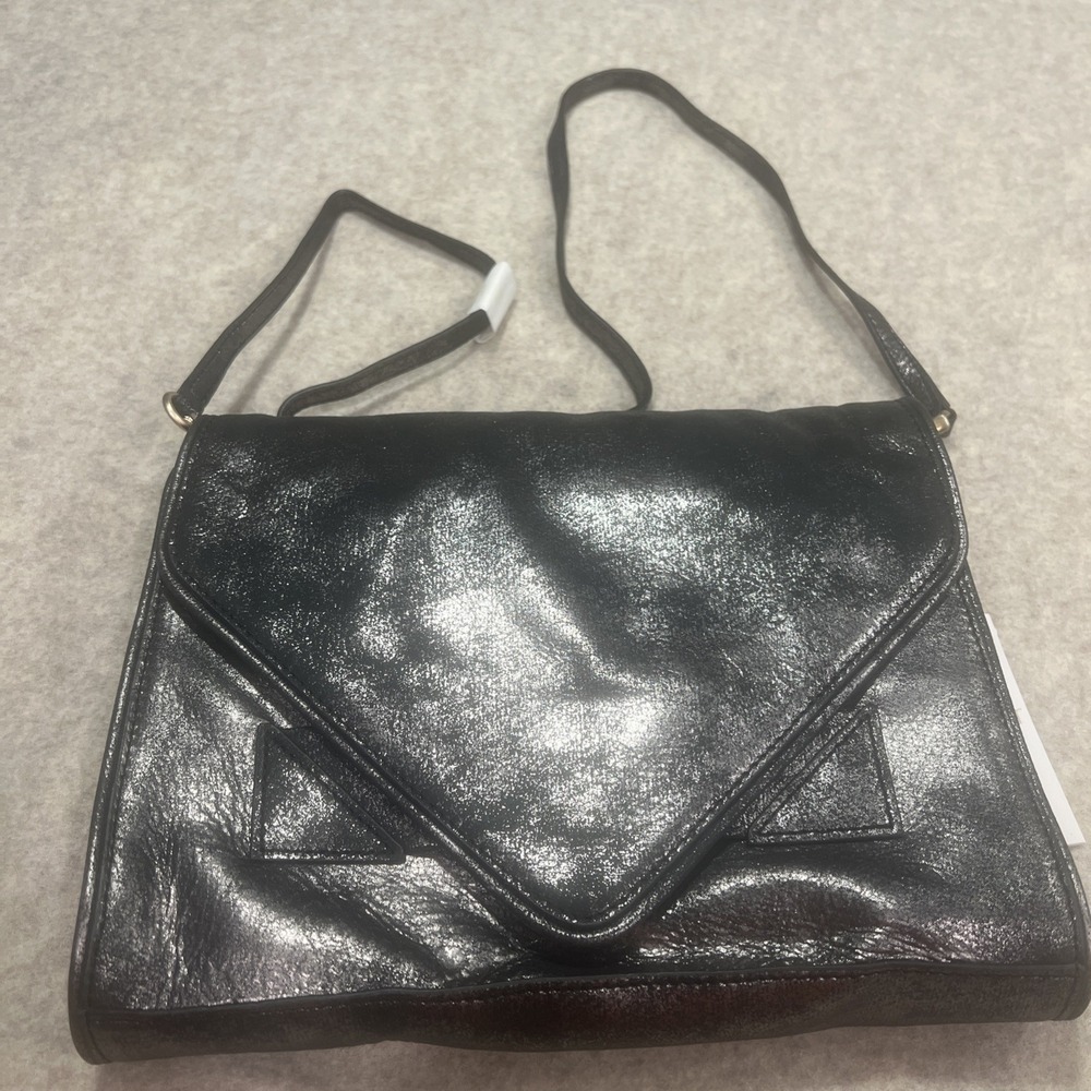 Botkier Calie Crossbody Clutch Medium Bag Gun Metal NWT Stunning Modern - Picture 6 of 16
